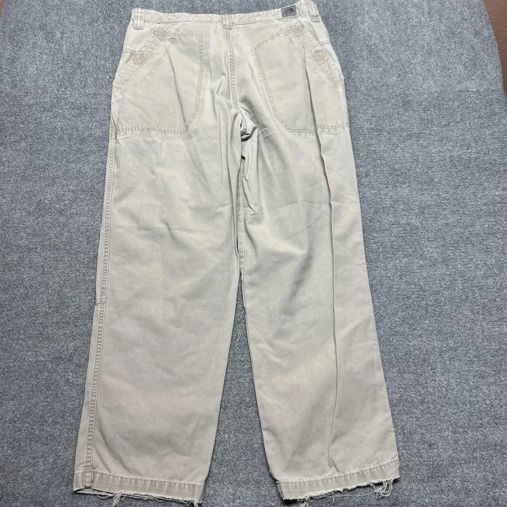 The North Face A5 Series Pants Mens 38 Beige Canvas Khakis Relaxed Fit Casual